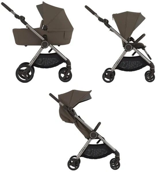 ANEX IQ Premium - wózek wielofunkcyjny, zestaw 3w1 z buggy | Bruna