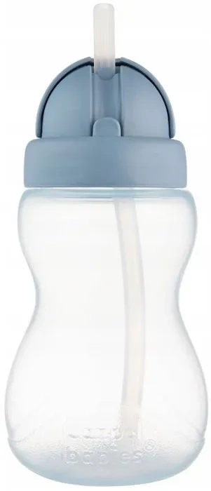 CANPOL BABIES - bidon ze składaną rurką silikonową 270 ml | Niebieski