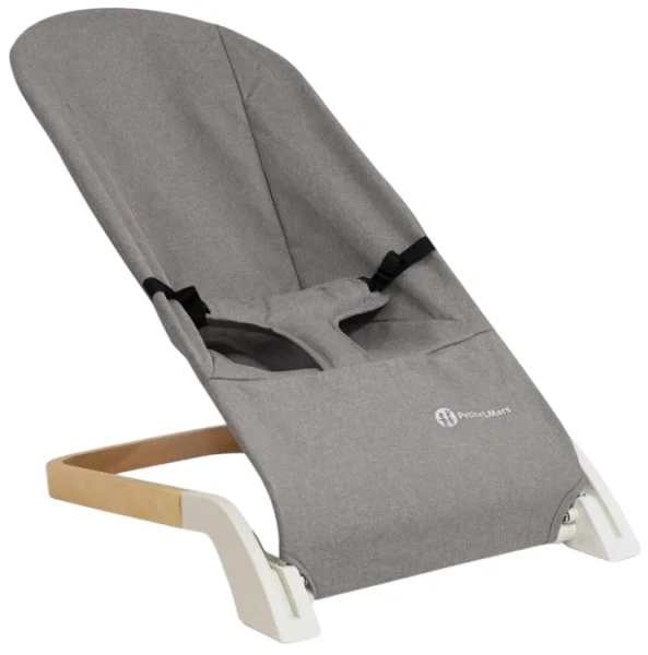 PETITE & MARS Calmy - leżaczek z funkcją kołysania | Grey