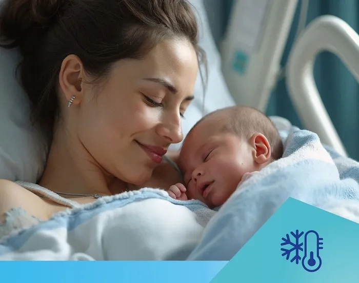 CANPOL BABIES - żelowe okłady poporodowe do terapii ciepłem lub zimnem | 2 szt.