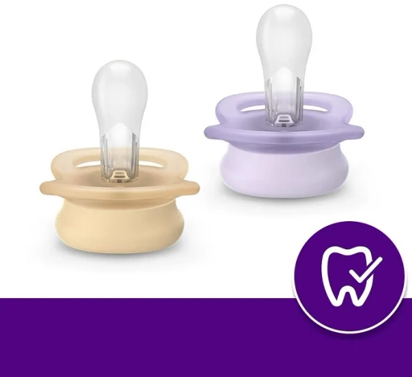 PHILIPS AVENT Ultra Start - smoczek ortodontyczny 2 szt. | 0-2 m
