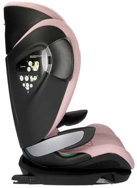 AVIONAUT MaxSpace AirFlow - fotelik samochodowy 15-50 kg, 100-150 cm | Pink