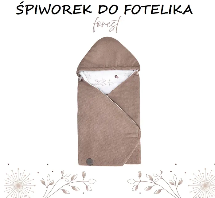 YOONCO - śpiworek do fotelika samochodowego i gondoli | Forest