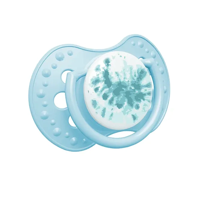 LOVI - smoczek silikonowy dynamiczny TIE DYE BLUE 2 szt. | 6-18m