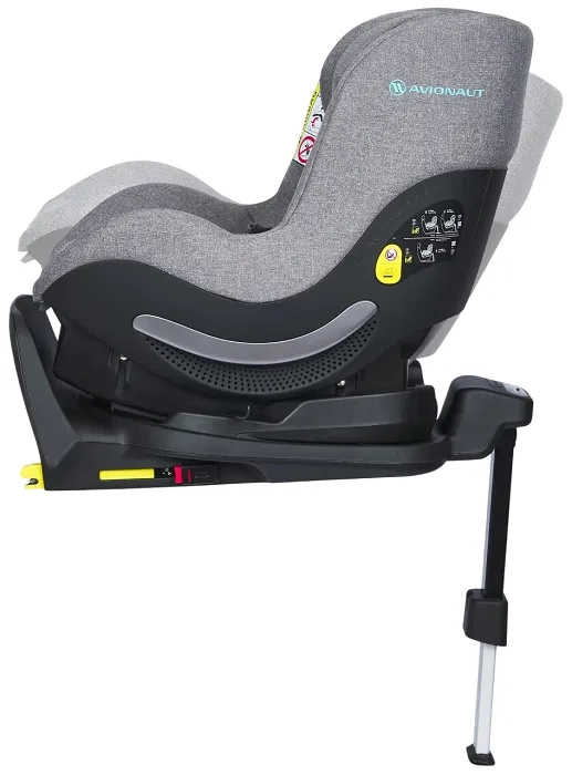 AVIONAUT Aerofix RWF Smart - fotelik samochodowy 0-18,5 kg + obrotowa baza IQ Orbit | Grey