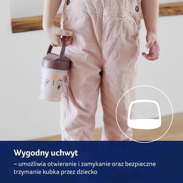 LOVI - kubek ze słomką Freestyle 350 ml Lovely Girl | 11m+