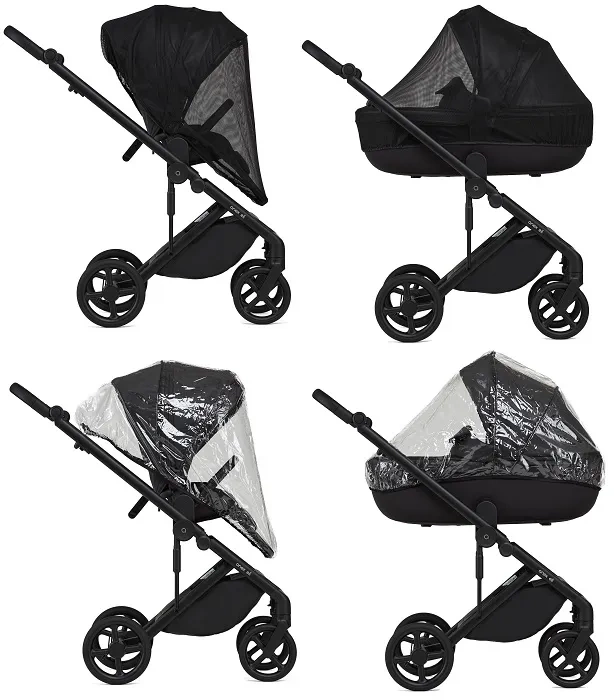 ANEX Eli - wózek wielofunkcyjny, zestaw 2w1 | Midnight