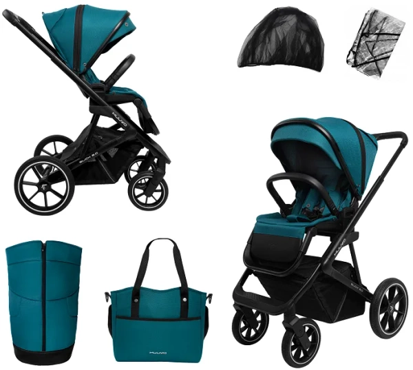 MUUVO Slick 2.0 - wózek spacerowy | Tropical Green