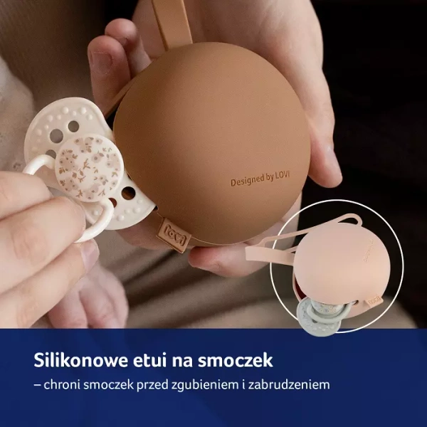 LOVI - silikonowe etui na smoczek | Pistachio