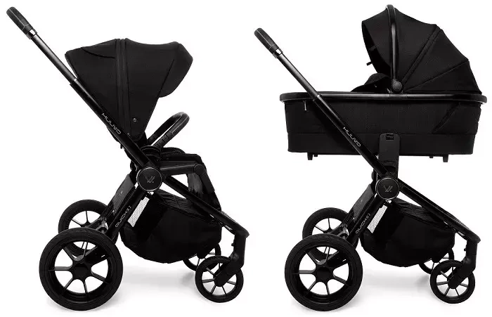 MUUVO Quick SE 2 - wózek wielofunkcyjny, zestaw 2w1 | Chromium Black