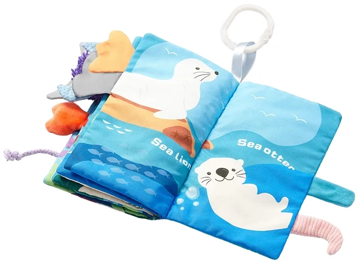 BABYONO - książeczka sensoryczna | Go to the Ocean