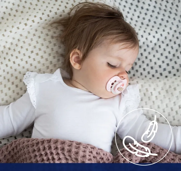 LOVI CapiChill - 2 x smoczek silikonowy dynamiczny 0-6 m | Boy