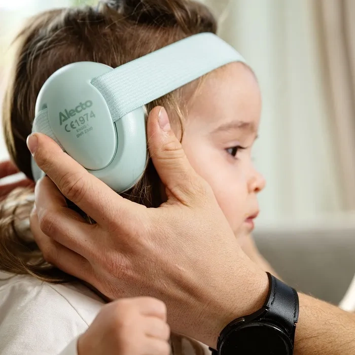 ALECTO BV74 - słuchawki wygłuszające dla niemowląt i małych dzieci 12 m+ | Miętowe