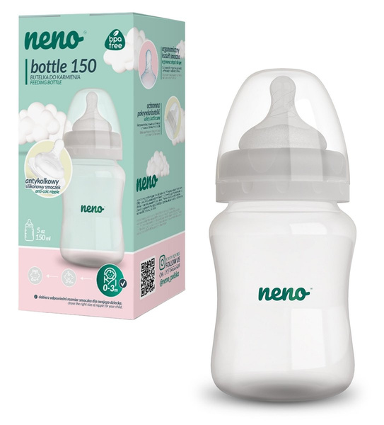 NENO Bottle 150 - butelka do karmienia ze smoczkiem | 150 ml