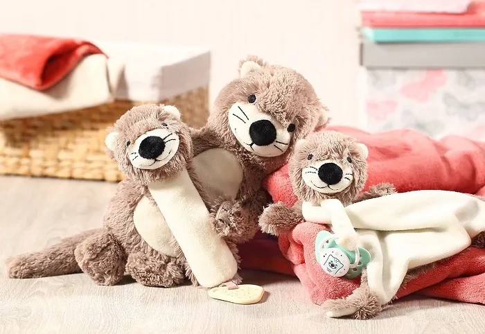 BABYONO Otter Maggie - piszczek z gryzakiem