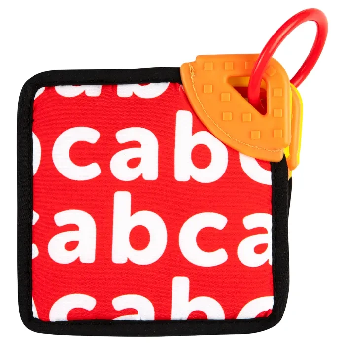 CANPOL BABIES - miękkie kontrastowe karty sensoryczne z gryzakiem | BabiesBoo