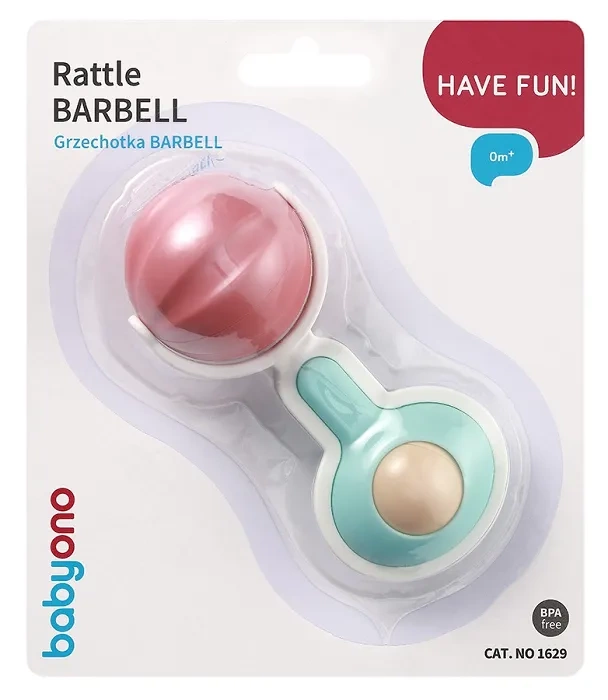 BABYONO - grzechotka | Barbell