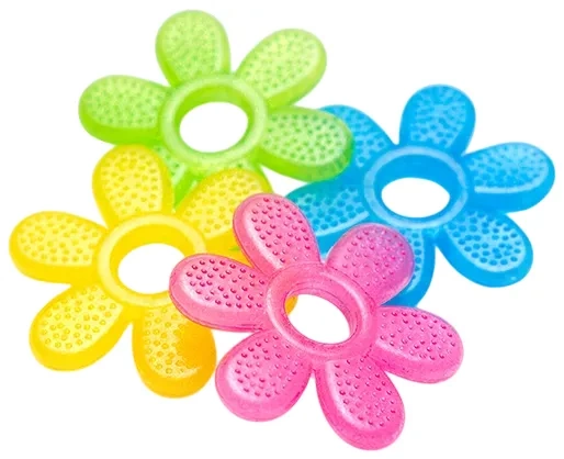 BABYONO - gryzak żelowy Daisy | MIX kolorów