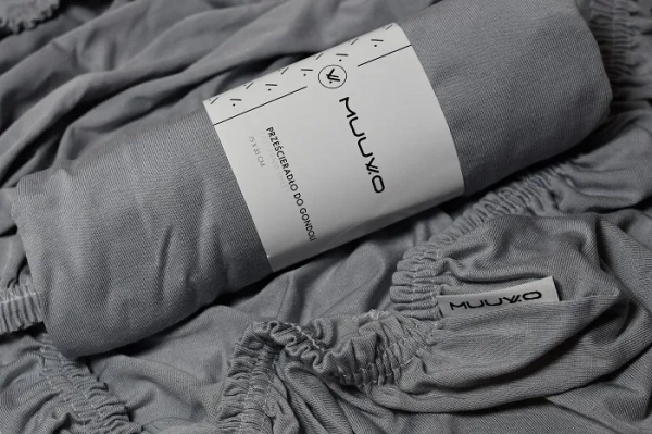 MUUVO - bambusowe prześcieradło do gondoli 75 x 35 cm | Grey