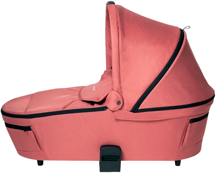 MUUVO Quick SE 2 - wózek wielofunkcyjny, zestaw 2w1 z gondolą Quick 3.0 | Chromium Black + Pure Pink (+ ADAPTERY)