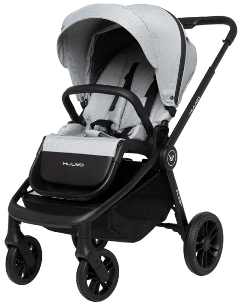 MUUVO Quick - wózek wielofunkcyjny, zestaw 2w1 z gondolą Quick standard | Rocky Grey