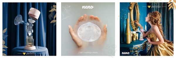 NENO Perfetto - 3-fazowy bezprzewodowy laktator elektroniczny | POJEDYNCZY