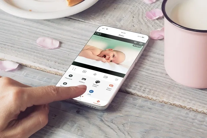 ALECTO SMARTBABY5 - niania elektroniczna Wi-Fi z kamerą | APLIKACJA