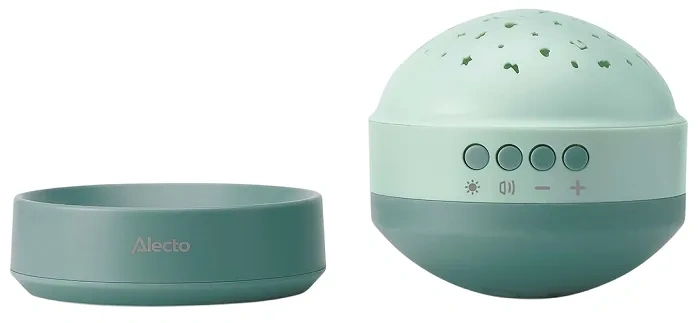 ALECTO BC130 - projektor 2w1 z białym szumem i kołysankami | Miętowy