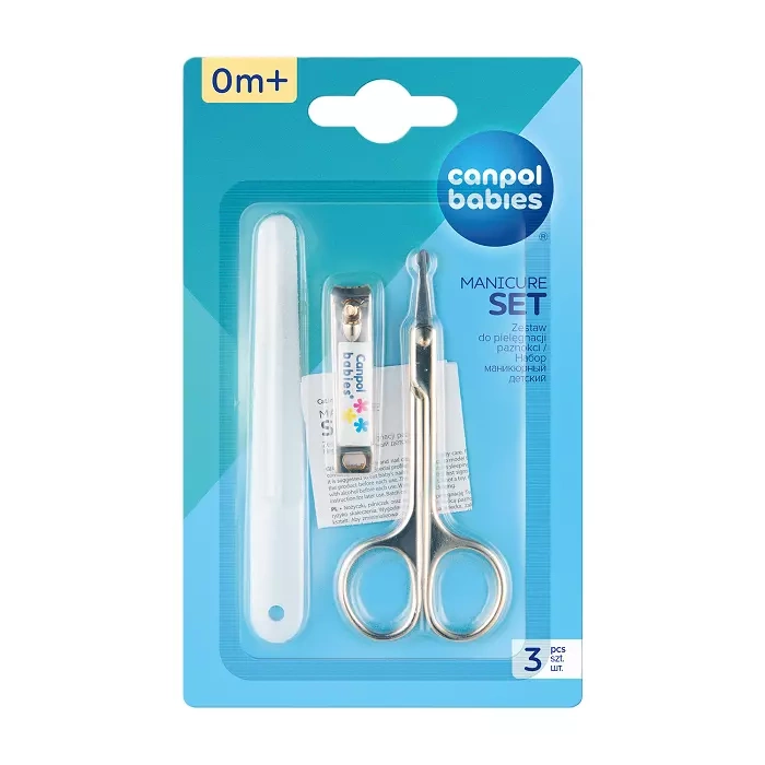 CANPOL BABIES - zestaw do pielęgnacji paznokci dla niemowląt i dzieci