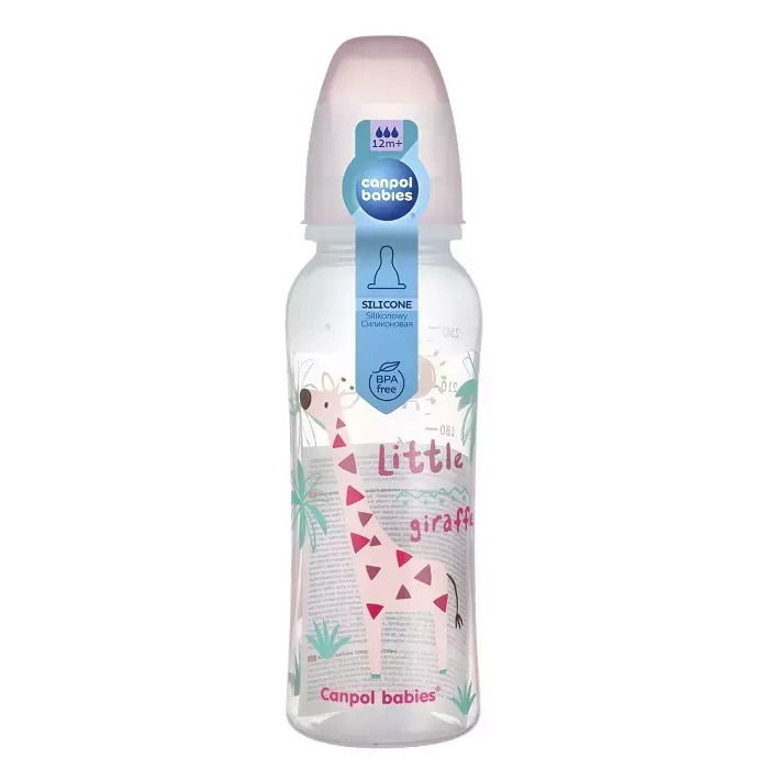 CANPOL BABIES - butelka wąska 250 ml | AFRICA