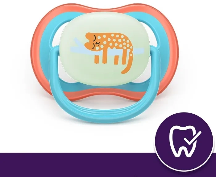 PHILIPS AVENT Ultra Air Nighttime - smoczek ortodontyczny 2 szt. | 18 m+