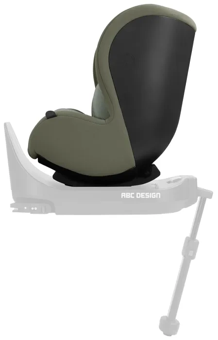 ABC DESIGN Lily i-Size - fotelik samochodowy 45-105 cm + obrotowa baza Root | Sage