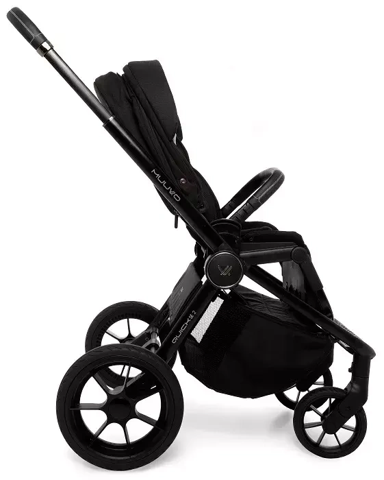 MUUVO Quick SE 2 - wózek wielofunkcyjny, zestaw 2w1 | Chromium Black (+ ADAPTERY)