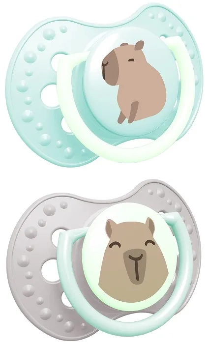 LOVI CapiChill - 2 x smoczek silikonowy dynamiczny 0-6 m | Boy
