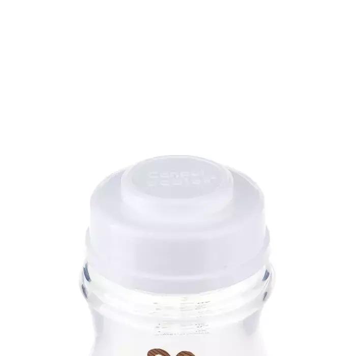 CANPOL BABIES - butelka szeroka antykolkowa 120ml EasyStart | EXOTIC ANIMALS niebieska