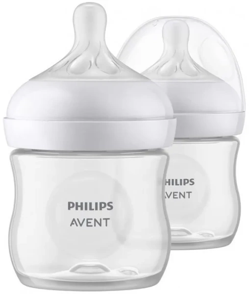 PHILIPS AVENT Natural Response - 2 responsywne butelki antykolkowe 125 ml | 0 m+