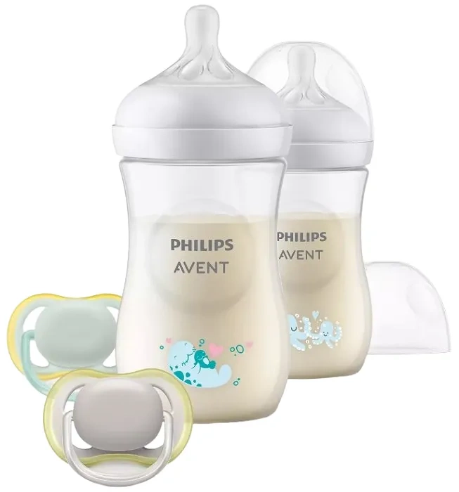 PHILIPS AVENT Natural Response - zestaw: 2 butelki 260 ml + 2 smoczki Ultra Air | 0 m+