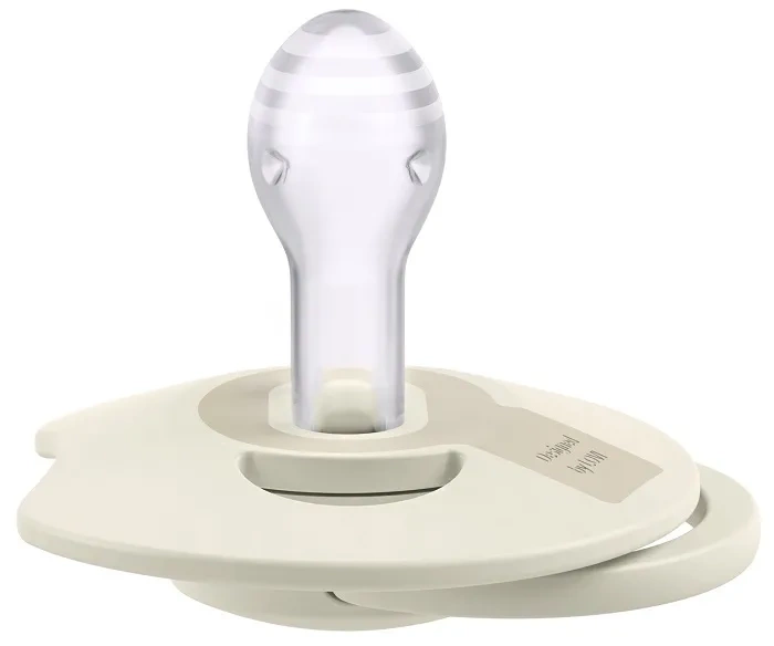 LOVI Prime - 2 x smoczek silikonowy dynamiczny 18 m+ | Coconut/Ivory