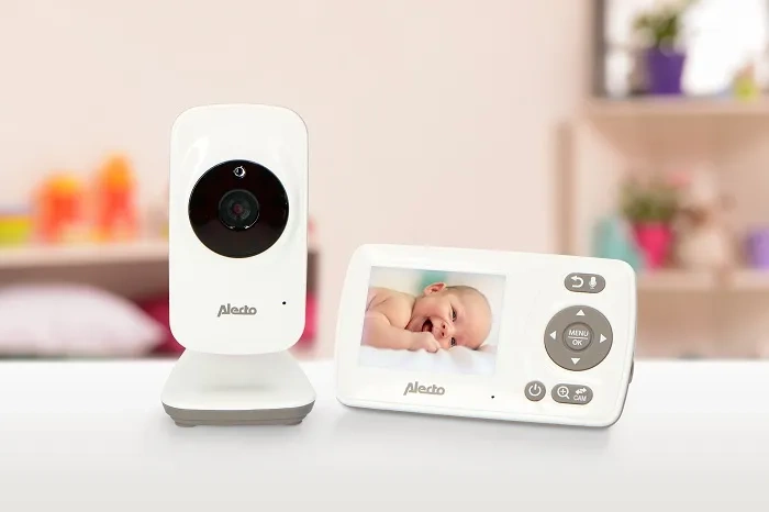 ALECTO DVM-71- niania elektroniczna z kamerą i wyświetlaczem 2,4'' | White