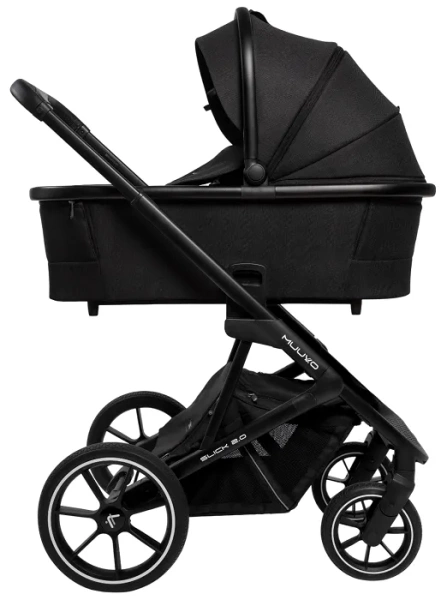 MUUVO Slick 2.0 - wózek wielofunkcyjny, zestaw 2w1 | Classic Black