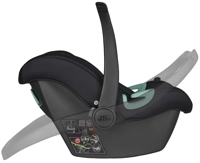 ABC DESIGN Tulip i-Size - fotelik samochodowy 0-13 kg | Black