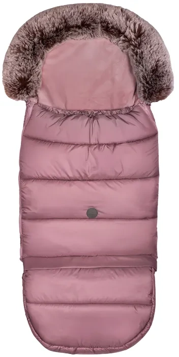 YOONCO - regulowany zimowy śpiworek do wózka z 5-punktowymi wycięciami na pasy | Rosewood