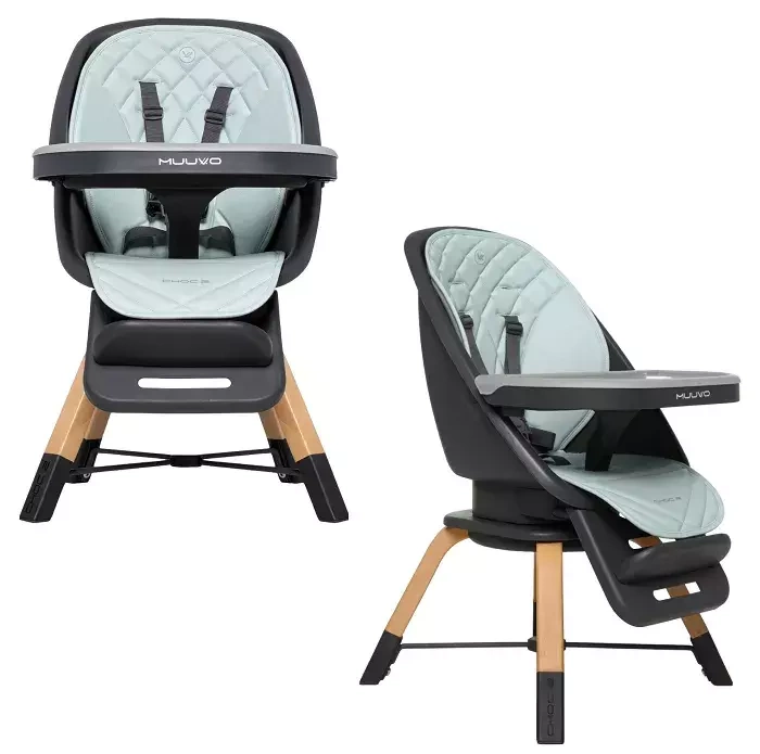 MUUVO Choc 2 - krzesełko do karmienia 3w1 | Mint