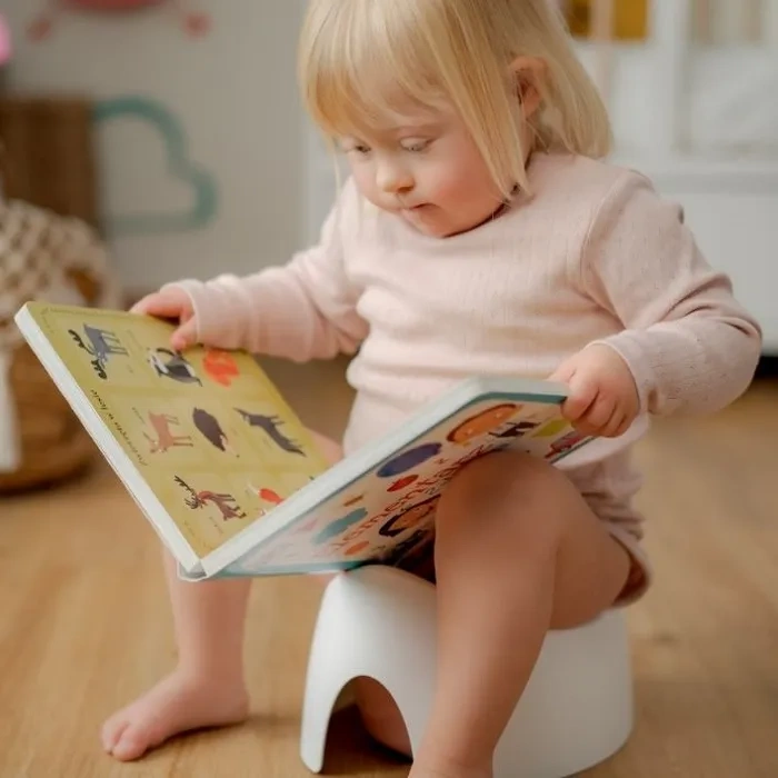 TEGA BABY Teggi - dwustronny, modułowy nocnik Potty | lniano-biały