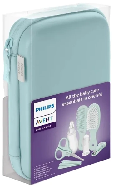 PHILIPS AVENT - zestaw pielęgnacyjny w etui | Miętowy