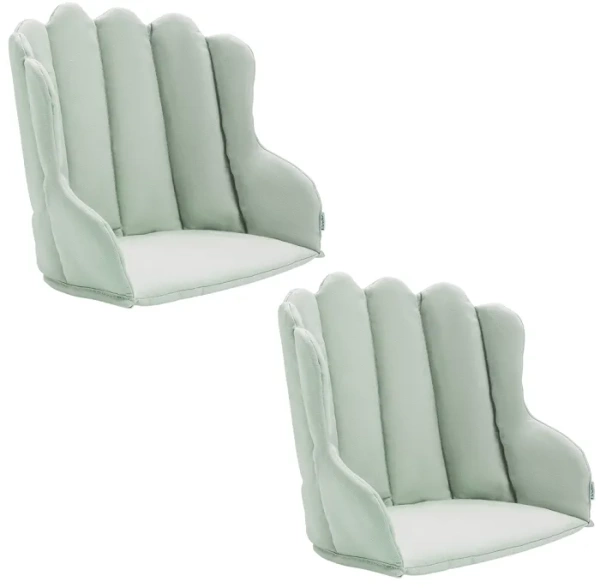 ELODIE DETAILS Grace - dwustronna poduszka do krzesełka | Mineral Green