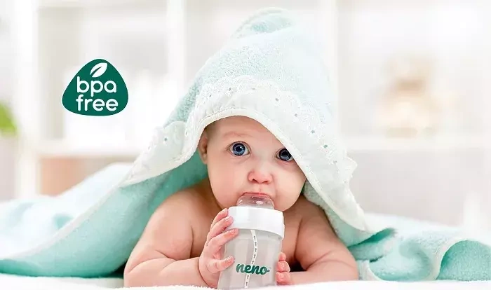 NENO Bottle 240 - butelka do karmienia i nauki picia ze smoczkiem | 240 ml