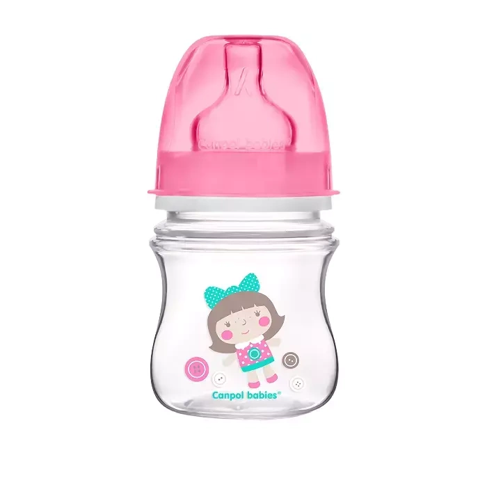 CANPOL BABIES - butelka szeroka antykolkowa 120ml PP EasyStart | TOYS