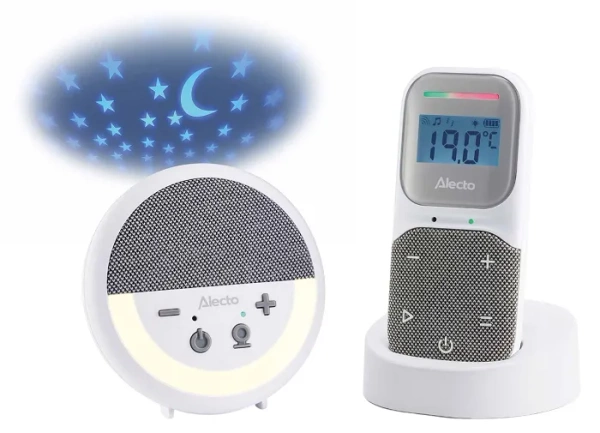ALECTO DBX150 - luksusowa niania audio Full Eco z projektorem, wyświetlaczem, lampką nocną i kołysankami 