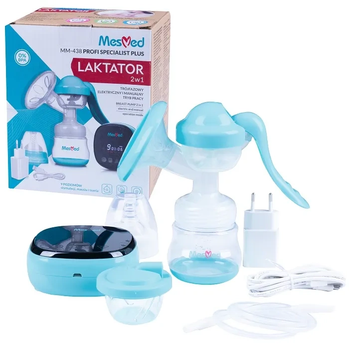 MESMED - trójfazowy laktator elektryczny i manualny | Profi Specialist Plus 2w1